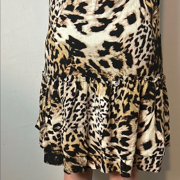 BANANA REPUBLIC ANIMAL PRINT DRESS SLEEVELESS SUMMER DRESS SIZE SMALL - Picture 7 of 11
